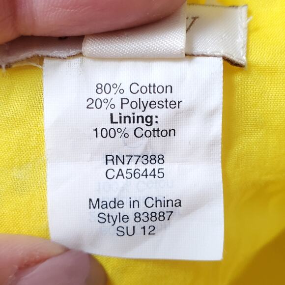 J Crew Yellow Lace Sheath Dress 0 Cotton Ladylike Mod Retro Career Summer - Picture 5 of 12